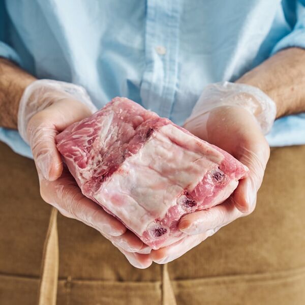 Корейка свиная с костью 0.4-0.7кг