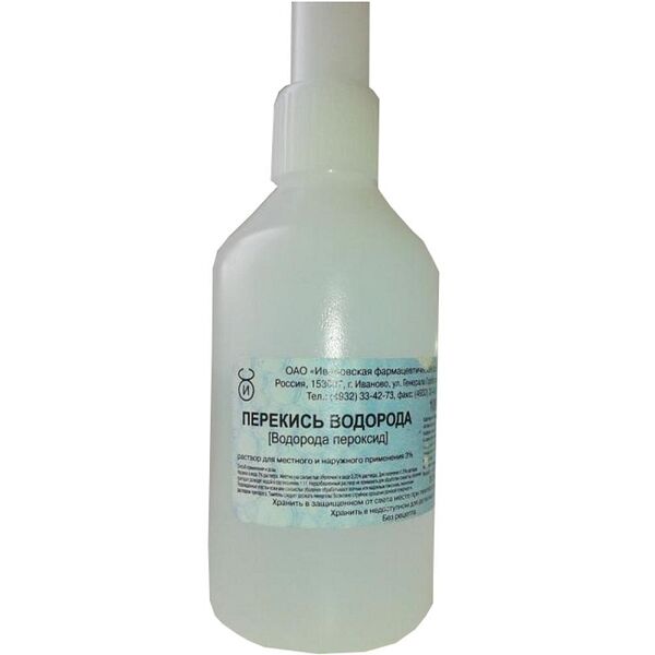 Перекись водорода 3% раствор 100 мл