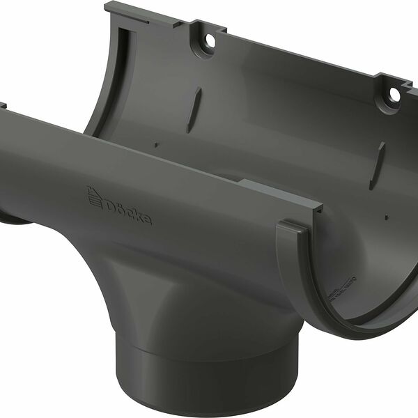 Воронка водосточная DOCKE серый