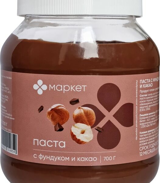 Паста Маркет с фундуком и какао 700г