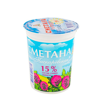 

Сметана Пискаревская 15%, 450г