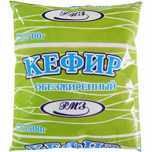 Кефир РМЗ обезжиренный 500мл