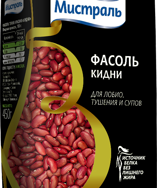 Мистраль Фасоль темно-красная Кидни
