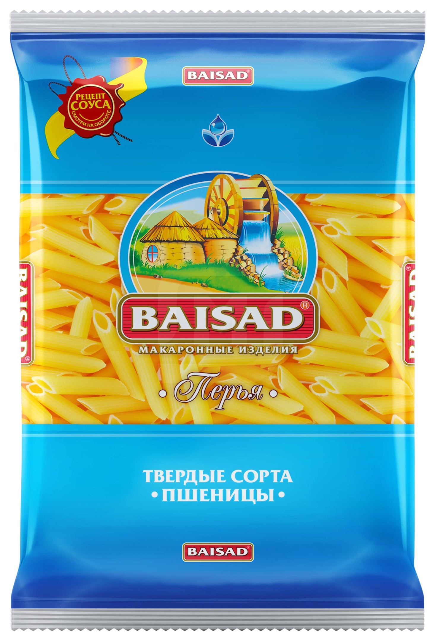 

Макароны Baisad перья ребристые