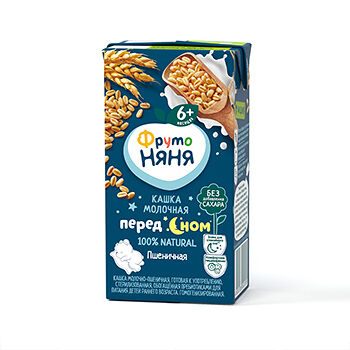 Кашка молочно-пшеничная ФрутоНяня с 6 месяцев 200мл