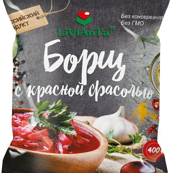 Борщ Livianta С фасолью 400г