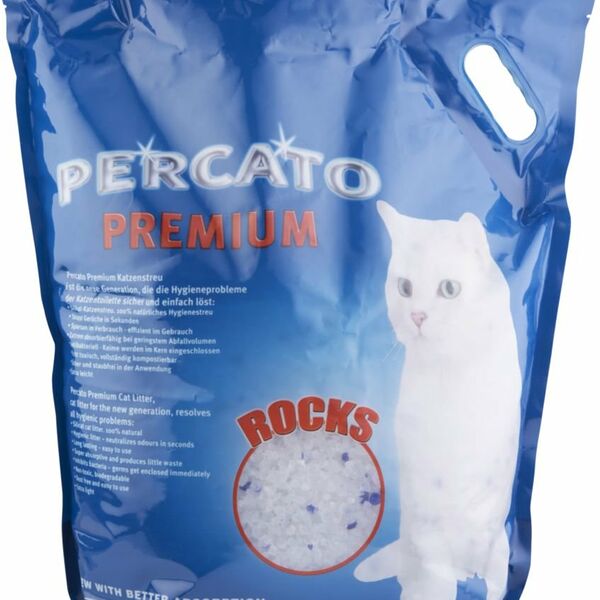 Наполнитель Percato для кошачьих туалетов Premium Rocks из силикагеля, 10 л