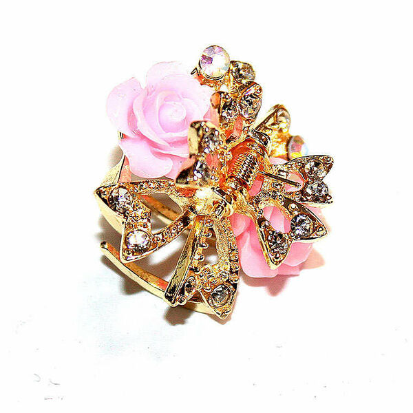 Заколка для волос краб со стразами ТМ Дамское счастье