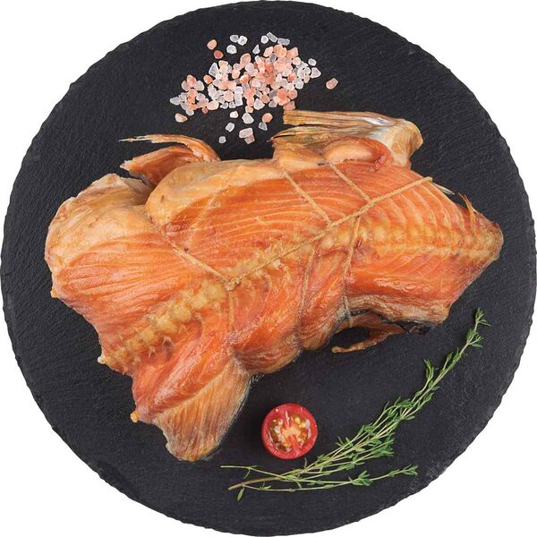 Сёмга горячего копчения, хребты, (1 штука ~ 850 г)