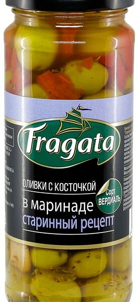 Оливки Fragata в маринаде Старинный рецепт 340г
