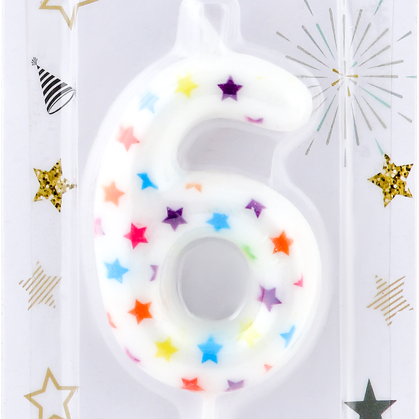 Свеча Цифра 6 Арт. СЦ6