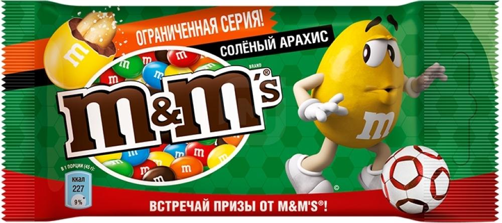

Драже M&Ms с соленым арахисом и молочным шоколадом