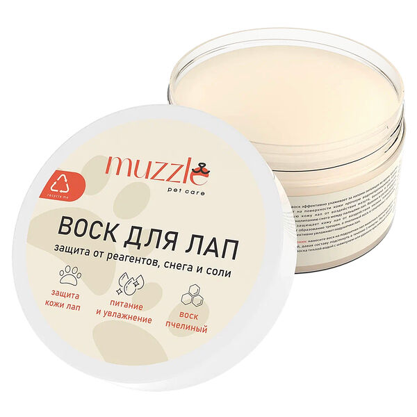Защитный воск Muzzle для лап для собак 100 мл