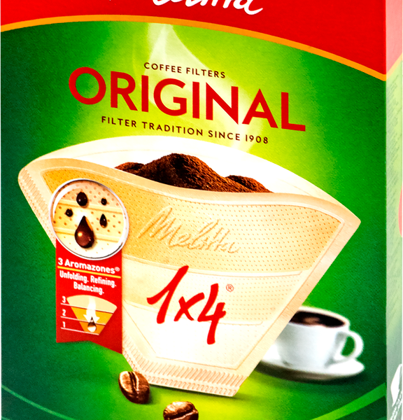 Фильтры для заваривания кофе MELITTA 1x4, бумажные, 40шт