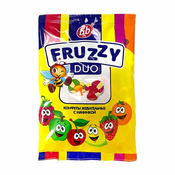 Конфеты жевательные с начинкой 