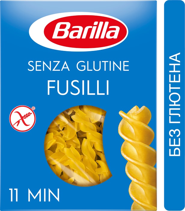 

Макароны Barilla без глютена Fusilli 400 г