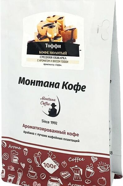 Кофе молотый Монтана Кофе Тоффи 100г
