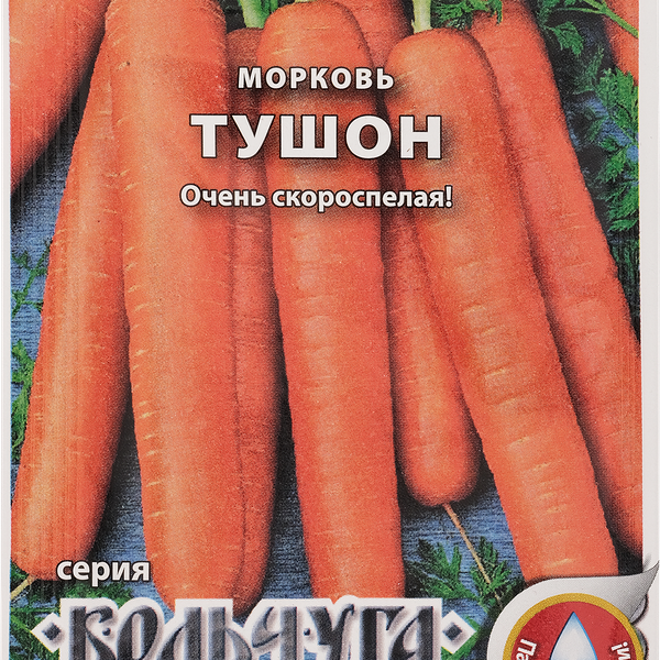 Семена РУССКИЙ ОГОРОД Кольчуга, Морковь Тушон, Арт. 220879/94, 2г
