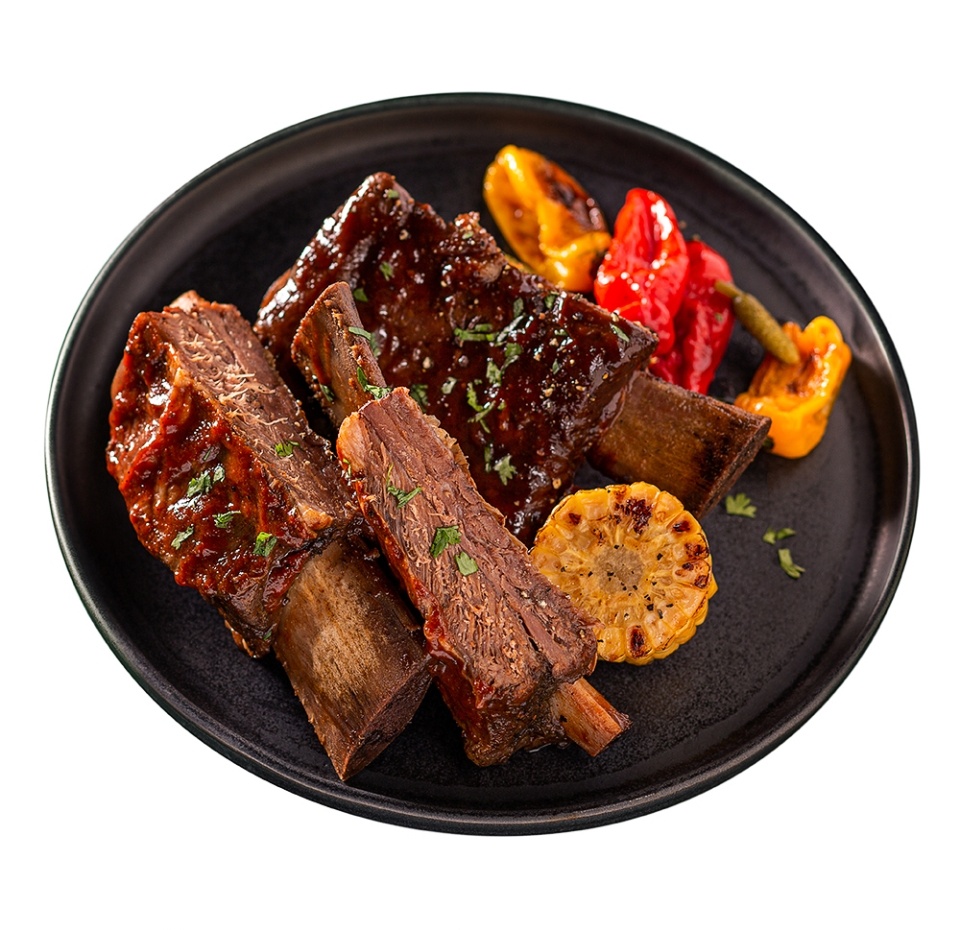 

Ребра телячьи в соусе BBQ су-вид Почти Готово вес