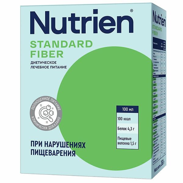 Nutrien Standard Fiber смесь сухая с пищевыми волокнами 350 г