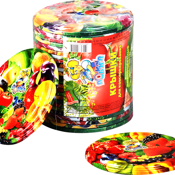 Крышка для консервации ПОЛИНКА СКО, d=82мм, с литографией, 25шт