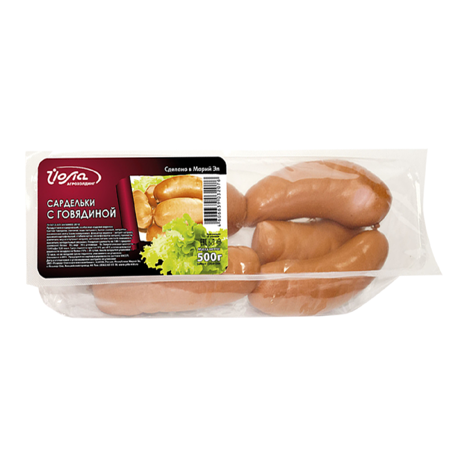 

Сардельки Йола с говядиной 500 г