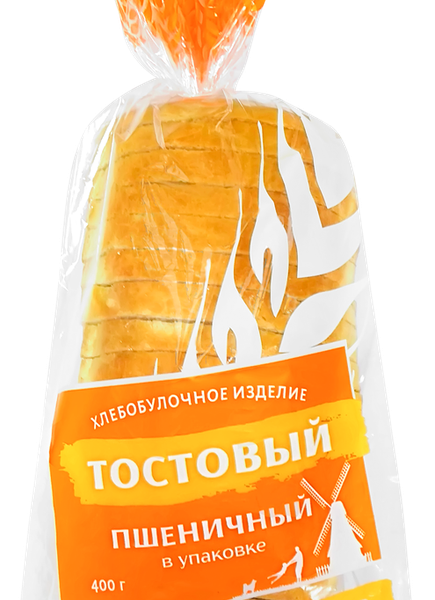 Хлеб Хлебная Мануфактура Тостовый пшеничный в нарезке
