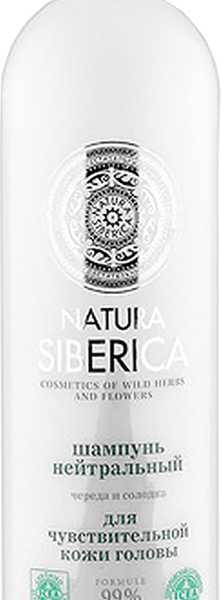 Шампунь Natura Siberica Нейтральный для чувствительной кожи головы 400 мл