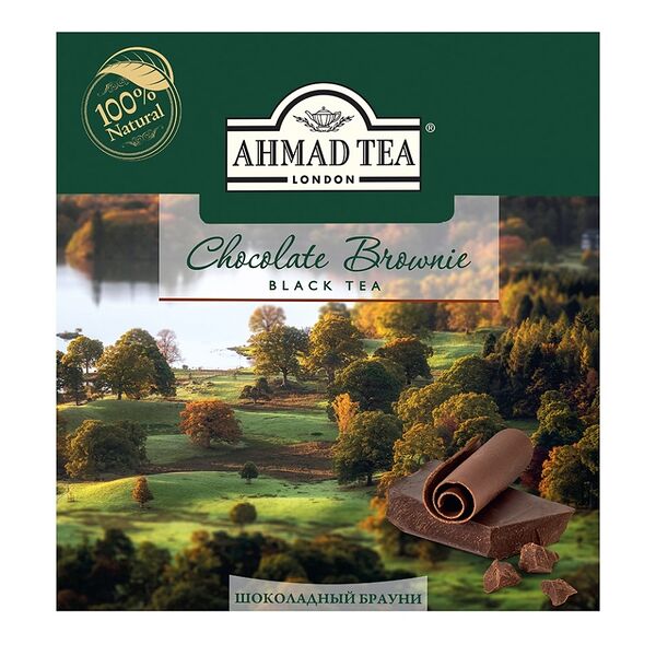 Чай черный Ahmad Tea Chocolate Brownie Шоколадный Брауни 20 пакетиков, 36г