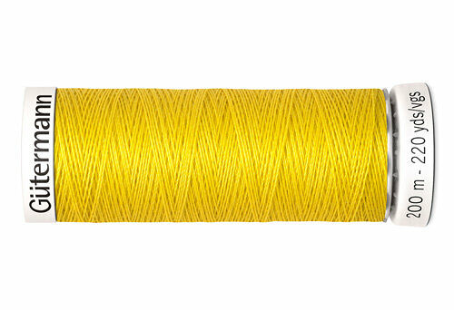 748277 Нить Sew-all для всех материалов, 200м, 100% п/э Gutermann(177 ярко-желтый)