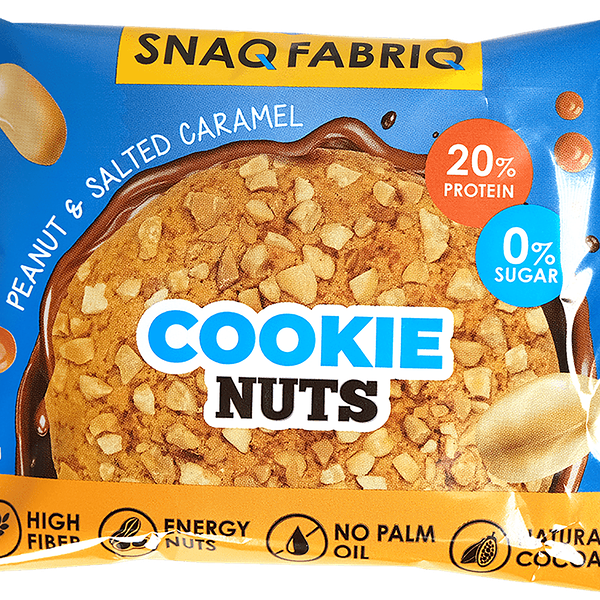 Печенье SNAQ FABRIQ Арахисовый десерт, с соленой карамелью, глазированное, 35г