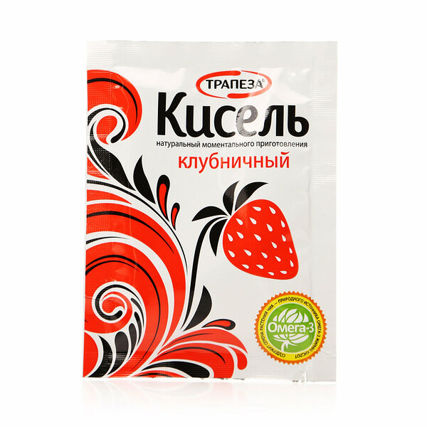 Кисель моментального приготовления Трапеза клубничный 