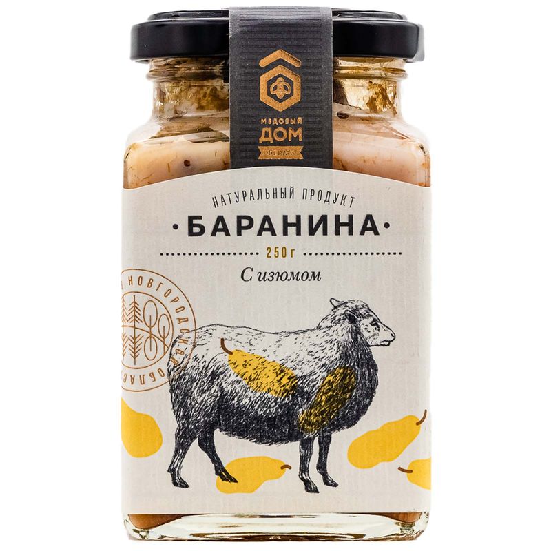 

Баранина Медовый дом Ферма с изюмом 250 г