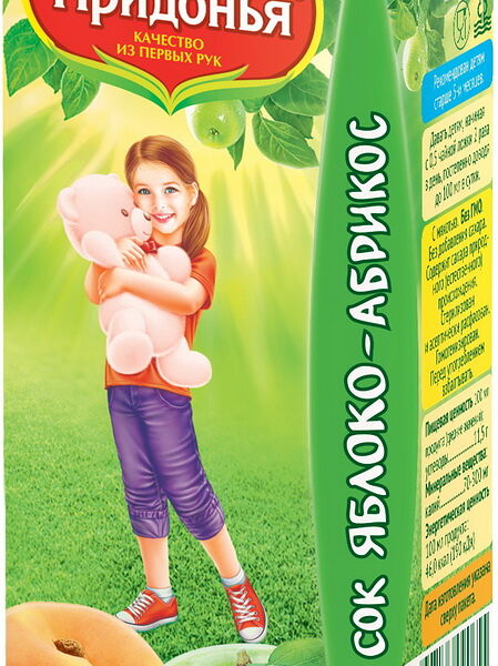 Сок ябл-абрик 5+ 200мл ДП Сады Придонья