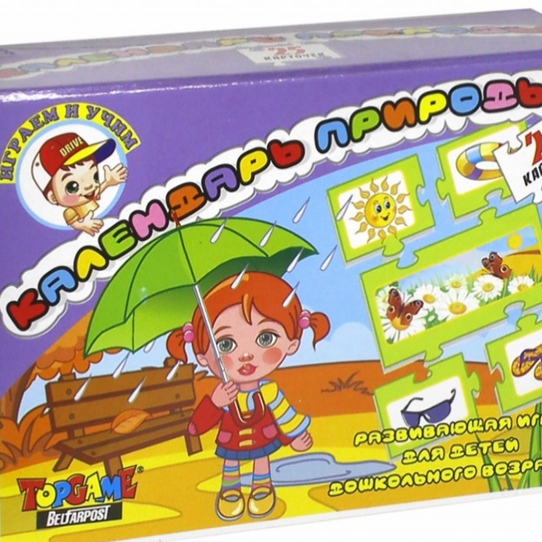 Игра развивающая д/детей дошк возраста Календарь природы