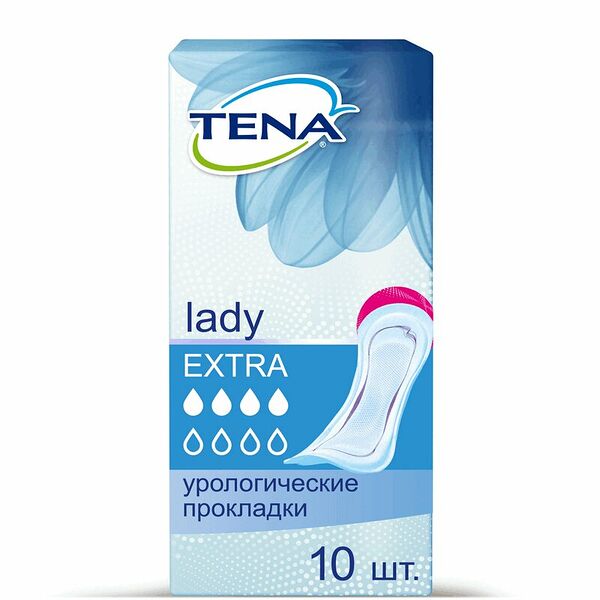 Прокладки Tena Lady Extra урологические 10 шт.