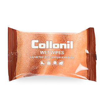Салфетки влажные Collonil № 15 для замши, нубука и велюра Германия