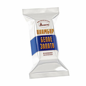 Мороженое пломбир ванильный Белое золото ТМ Талосто