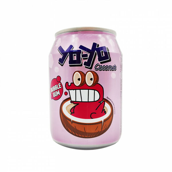 Напиток негазированный со вкусом Бабл Гам и кокосовым желе YO-YO, 240 мл