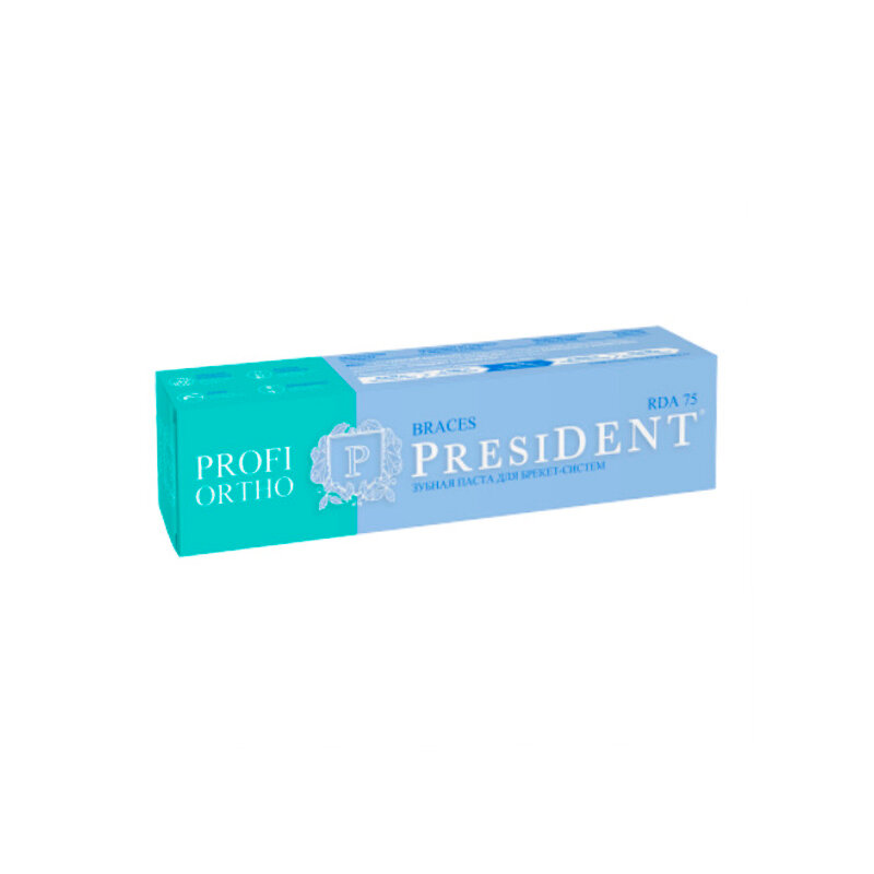 

Зубная паста President Profi Ortho Braces 50 мл