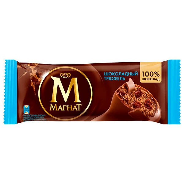 Мороженое магнат 80г эскимо шоколадный трюфель