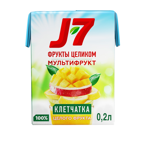 Сок J7 Мультифрукт c мякотью