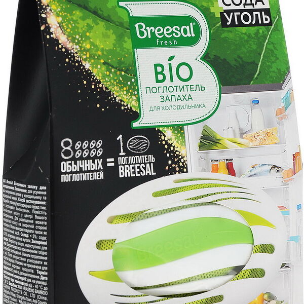 Био-поглотитель запаха для холодильника BREESAL 80г
