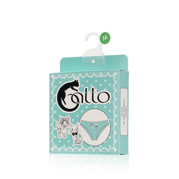 Женские трусы - слипы Atto Gatto, Бирюзовый, M