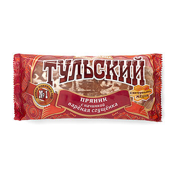 Пряник Ясная Поляна Тульский с начинкой варёная сгущёнка 140г