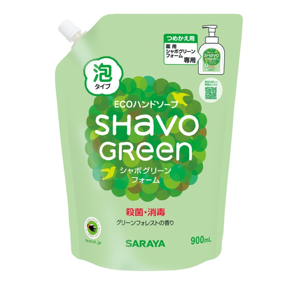 

Мыло жидкое пенящееся Shavo Green foam Soap для рук, 900 мл