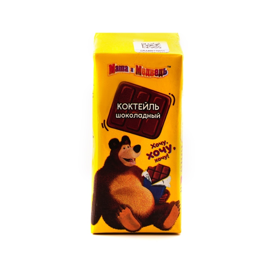 

Коктейль Маша и Медведь шоколадный 2.3% 200 мл
