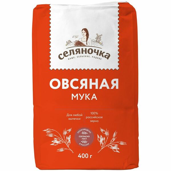 Мука Селяночка овсяная
