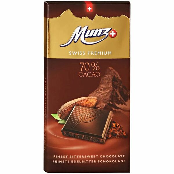 Шоколад Munz горький 100 г
