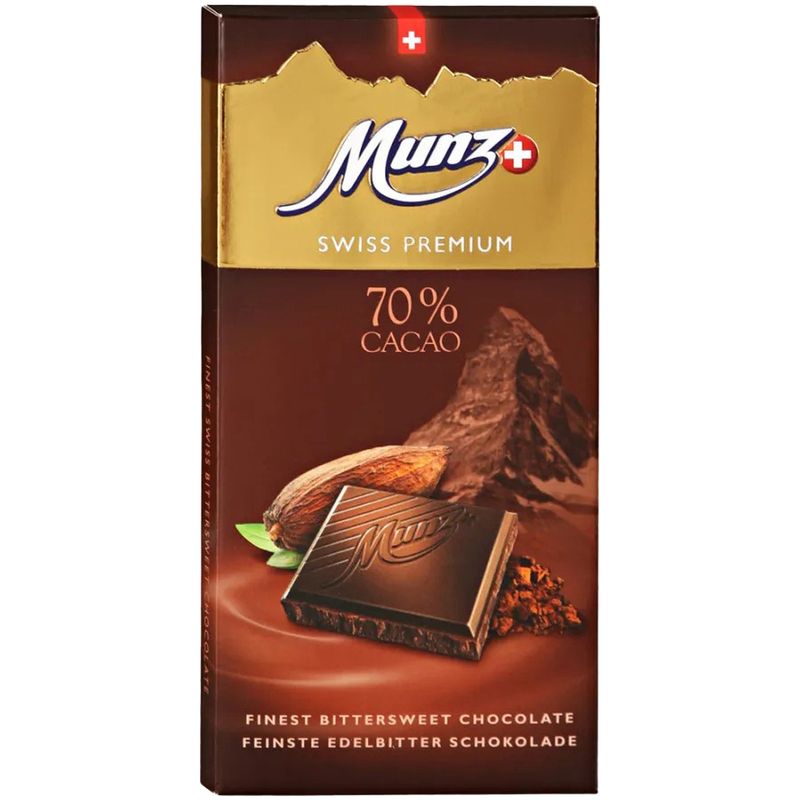 

Шоколад Munz горький 100 г